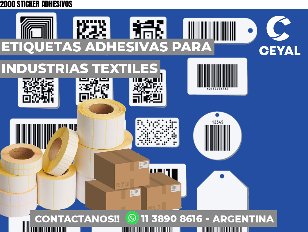 2000 STICKER ADHESIVOS