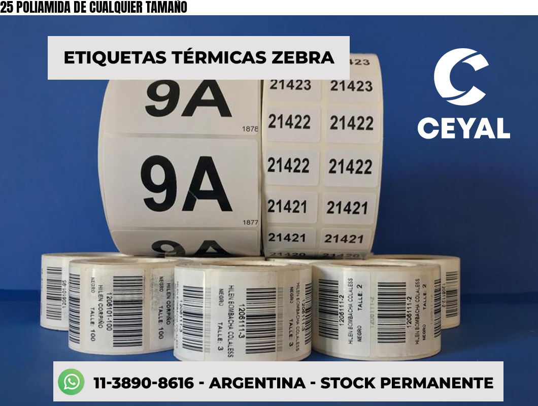 25 POLIAMIDA DE CUALQUIER TAMAÑO