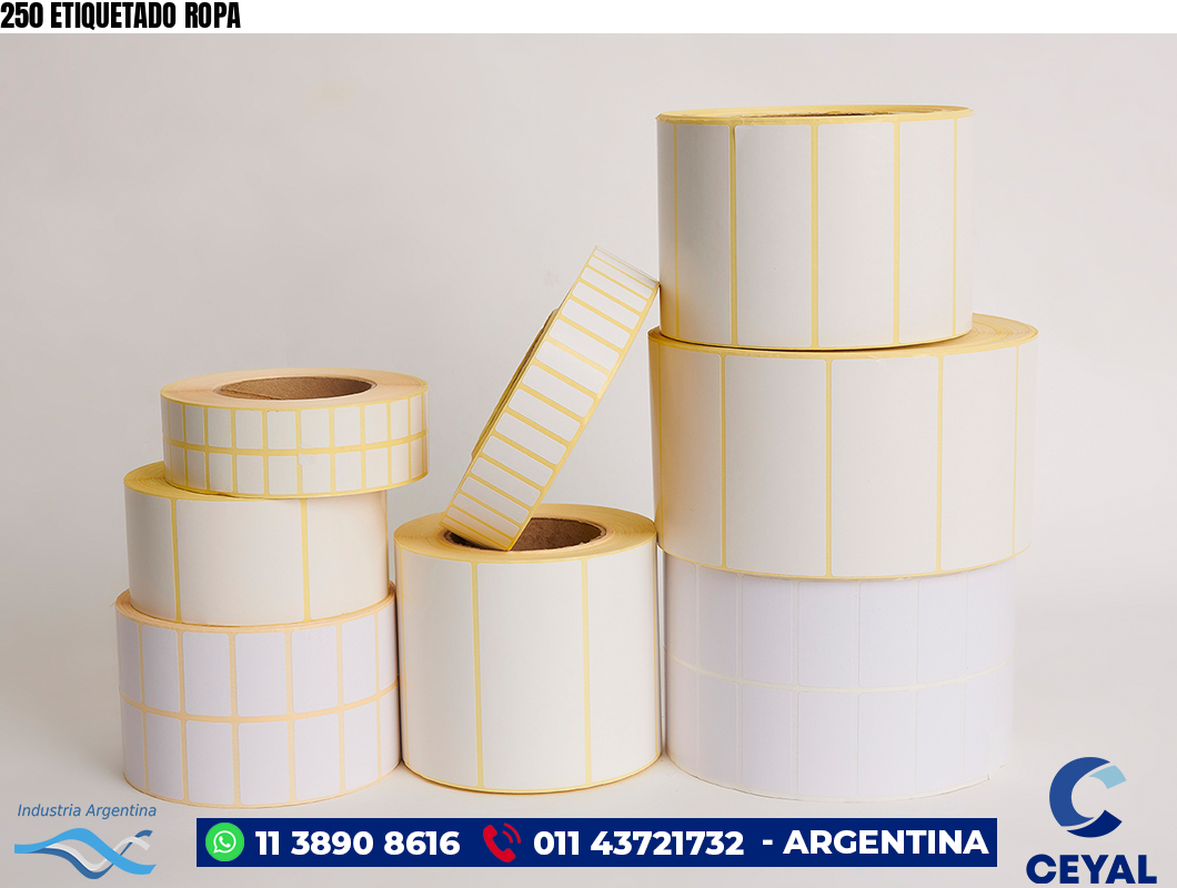 250 ETIQUETADO ROPA