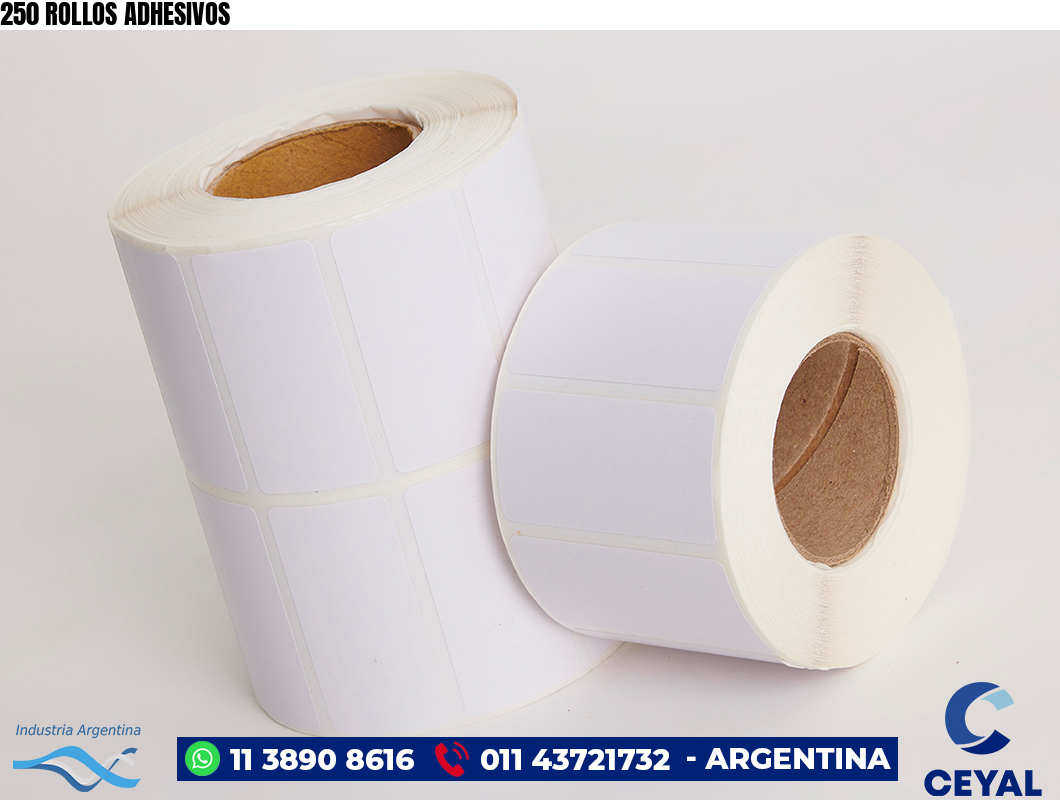 250 ROLLOS ADHESIVOS