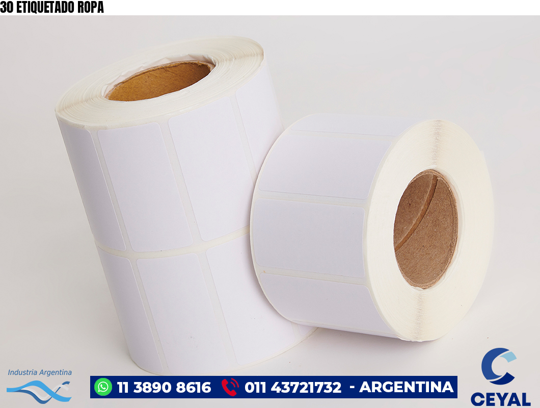 30 ETIQUETADO ROPA