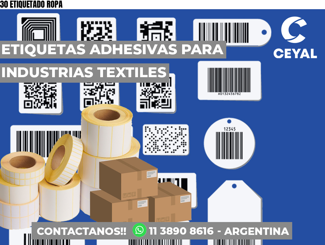 30 ETIQUETADO ROPA