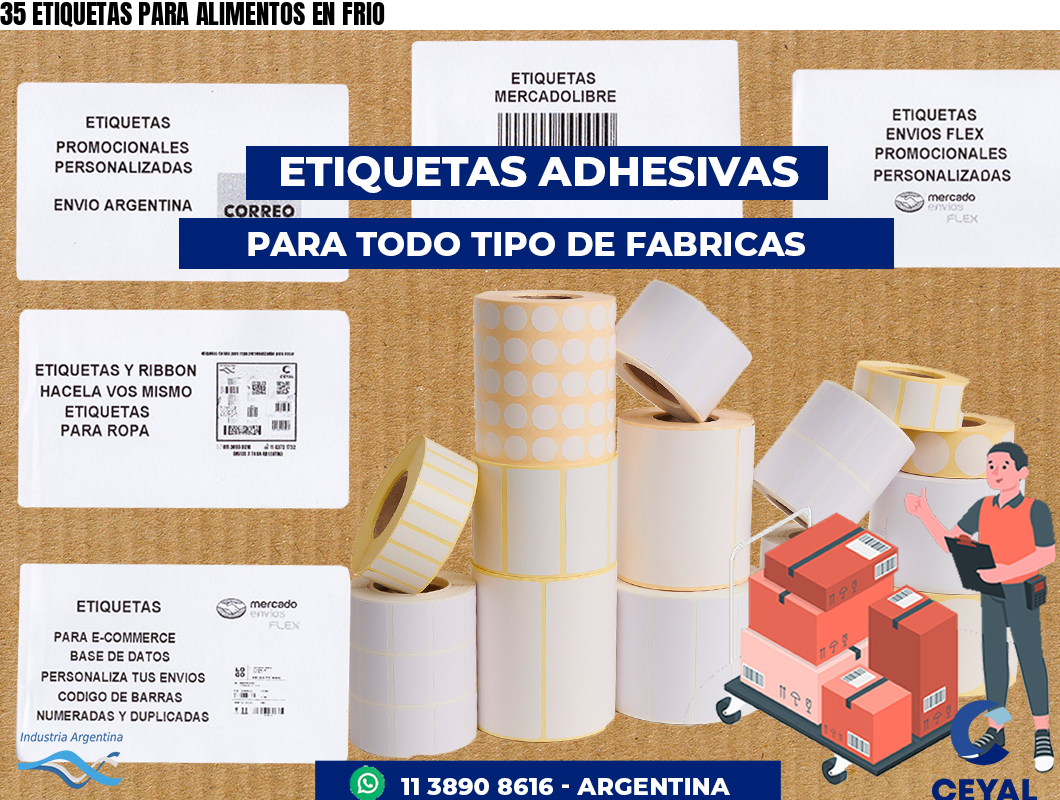 35 ETIQUETAS PARA ALIMENTOS EN FRIO