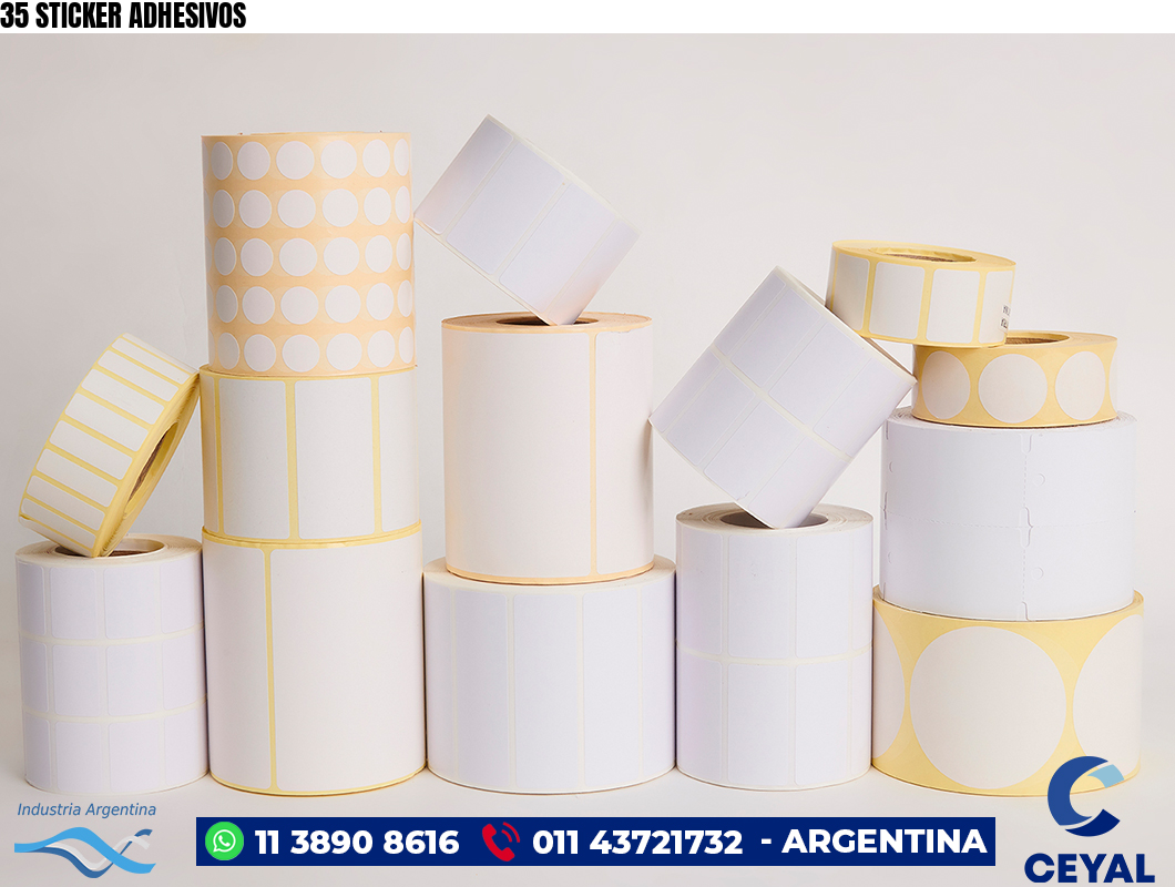 35 STICKER ADHESIVOS