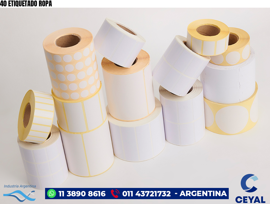 40 ETIQUETADO ROPA