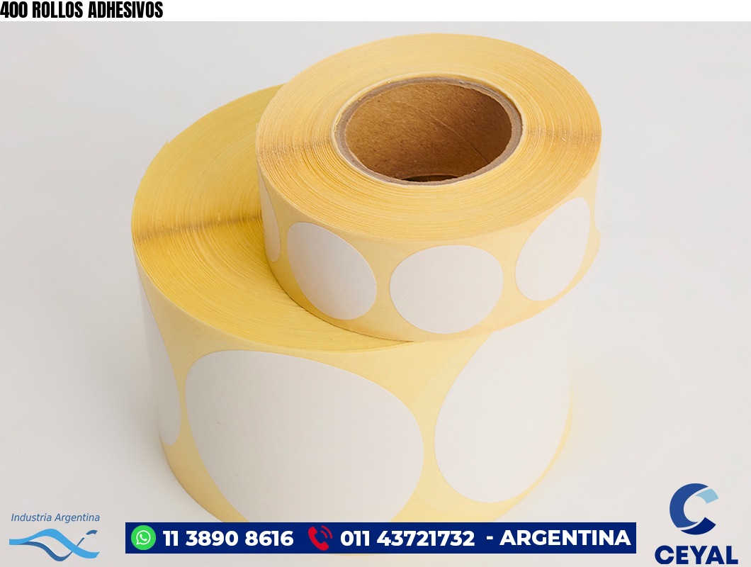 400 ROLLOS ADHESIVOS
