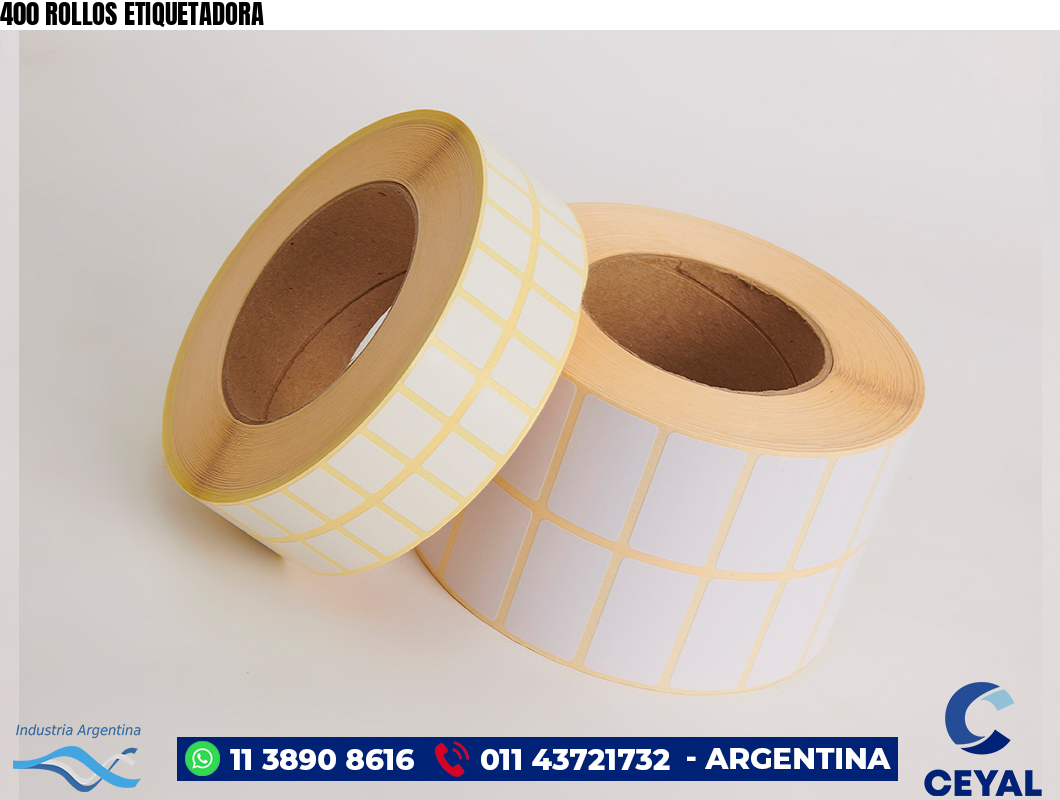 400 ROLLOS ETIQUETADORA