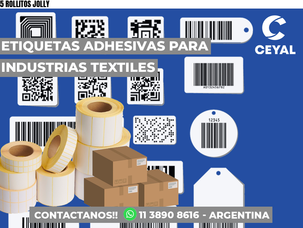 5 ROLLITOS JOLLY