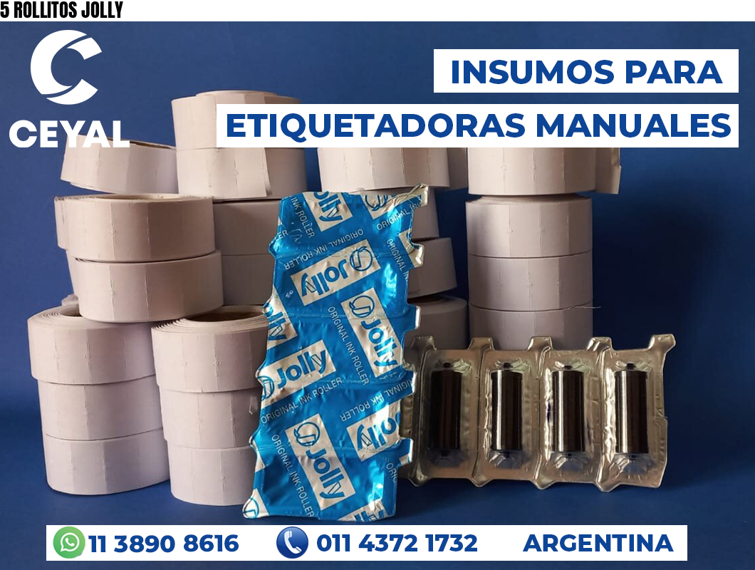 5 ROLLITOS JOLLY