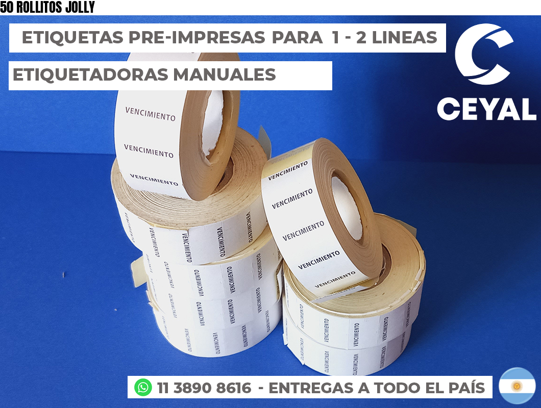 50 ROLLITOS JOLLY