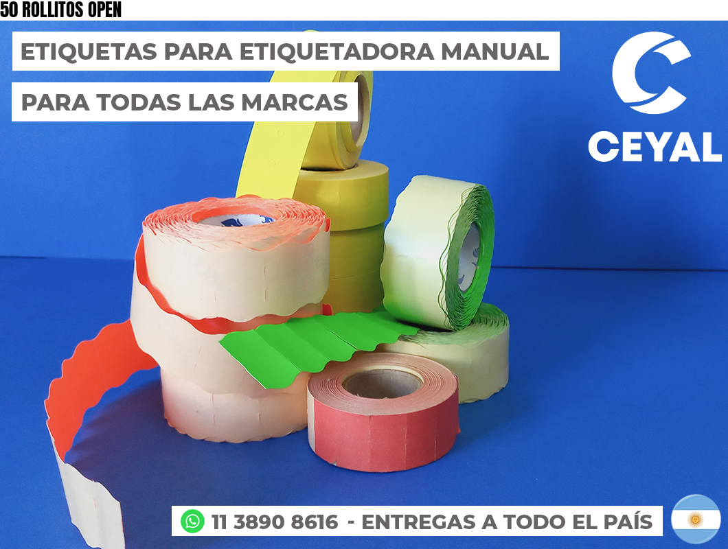 50 ROLLITOS OPEN