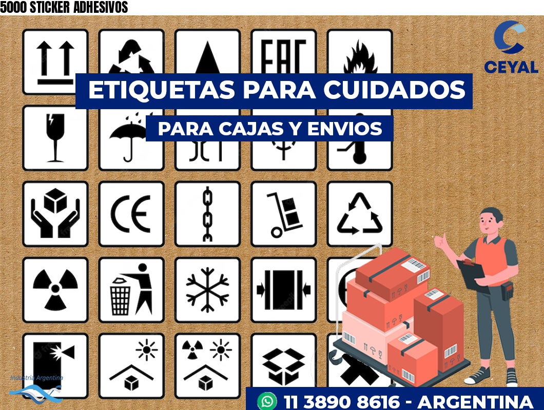 5000 STICKER ADHESIVOS