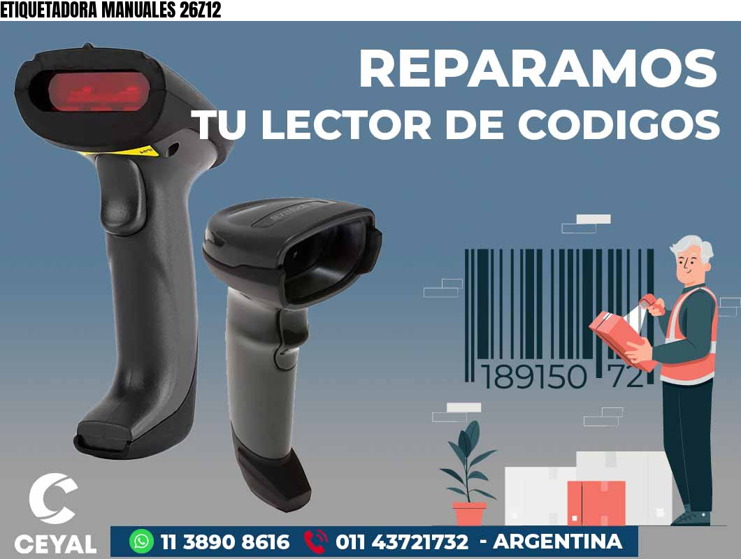 ETIQUETADORA MANUALES 26Z12