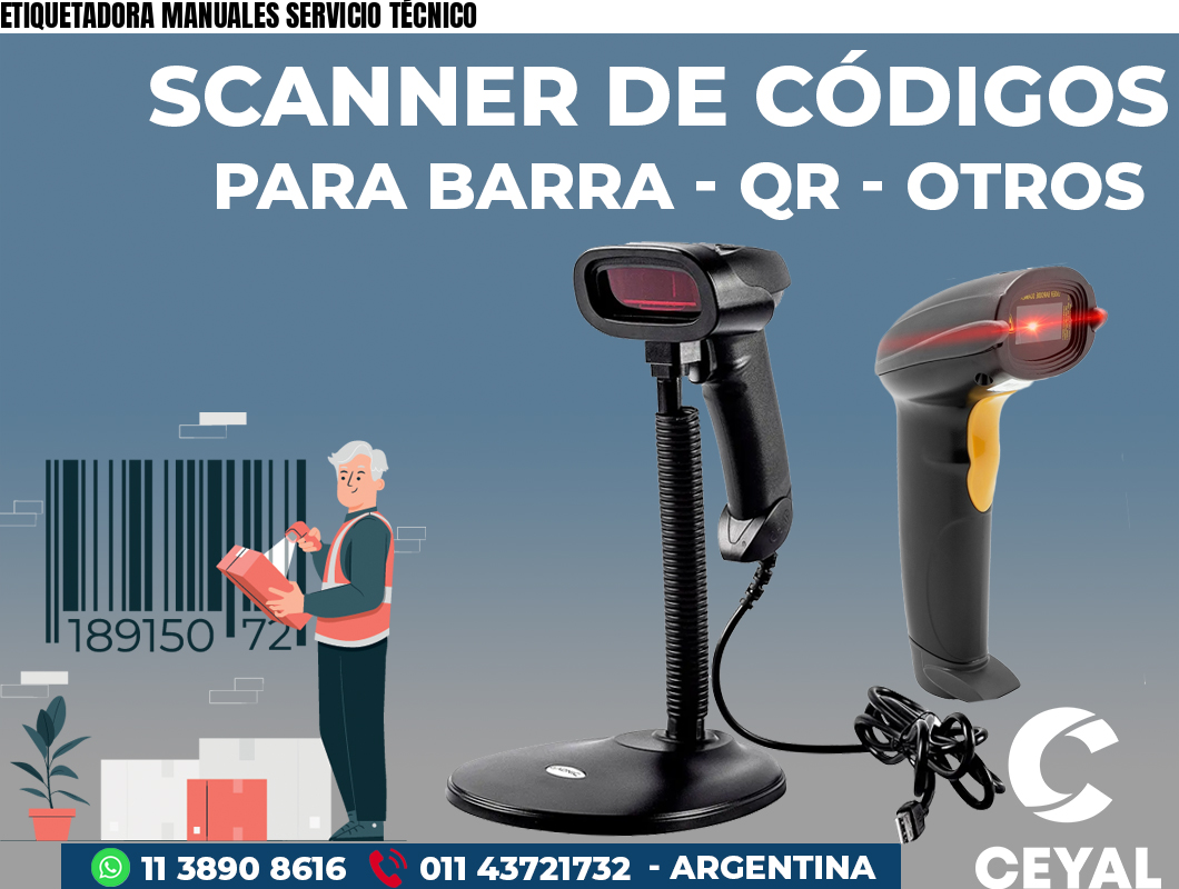 ETIQUETADORA MANUALES SERVICIO TÉCNICO