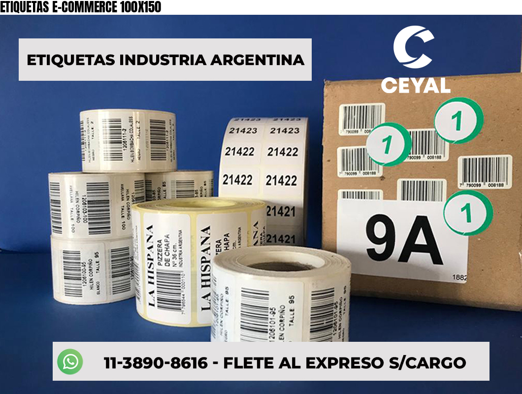 ETIQUETAS E-COMMERCE 100X150