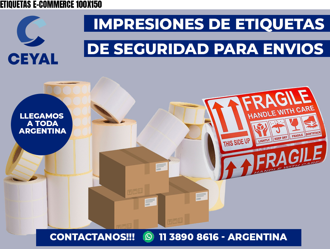 ETIQUETAS E-COMMERCE 100X150