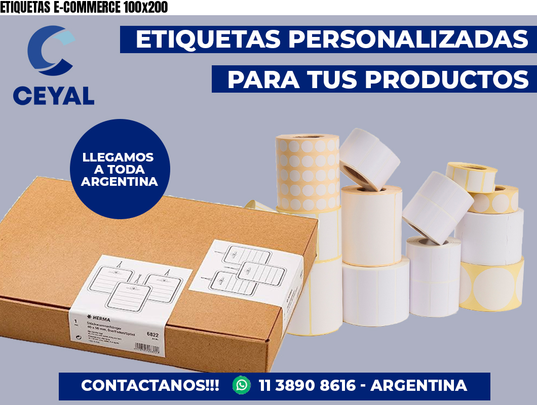 ETIQUETAS E-COMMERCE 100×200
