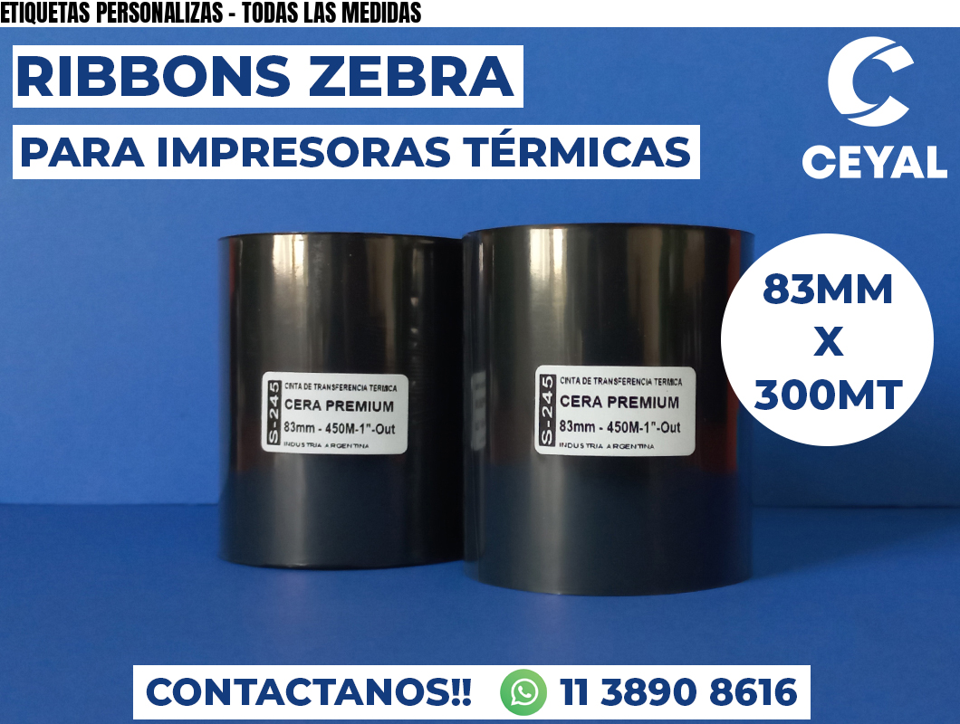 ETIQUETAS PERSONALIZAS - TODAS LAS MEDIDAS
