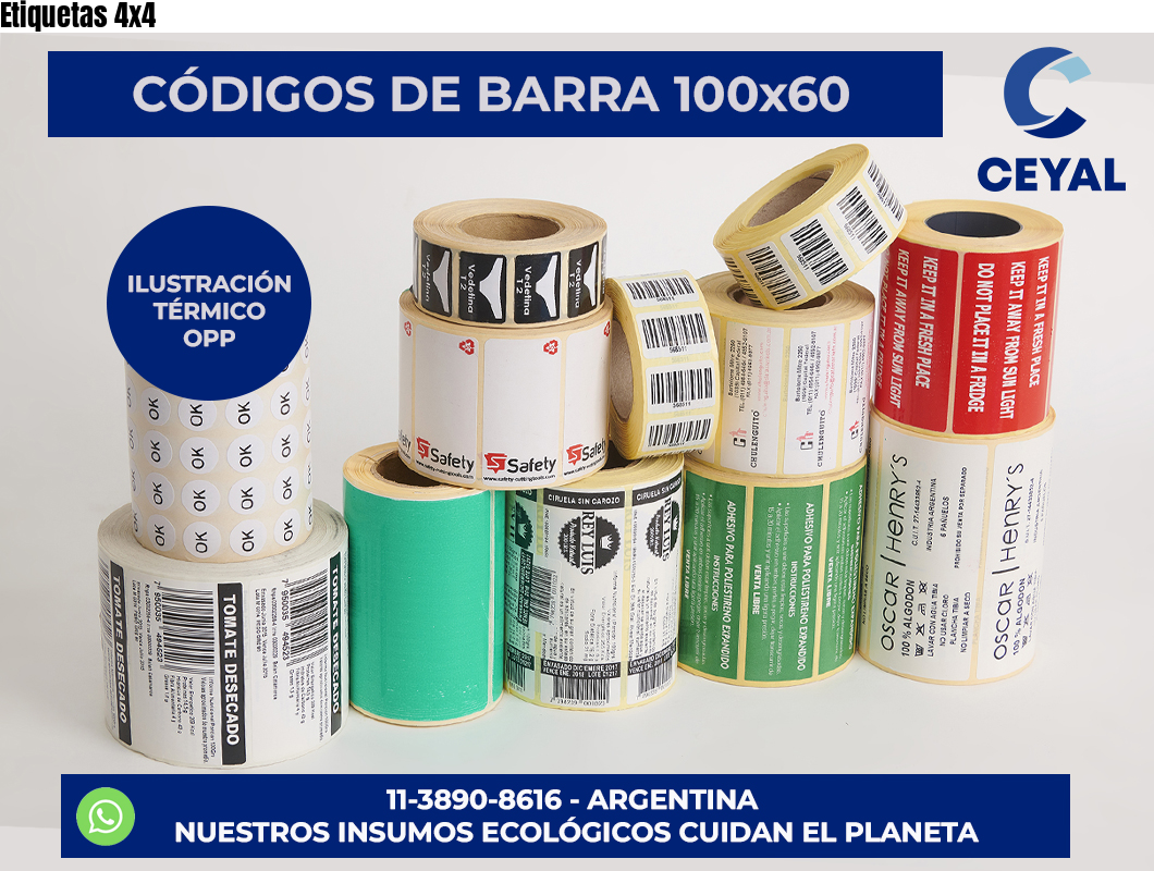 Etiquetas 4×4
