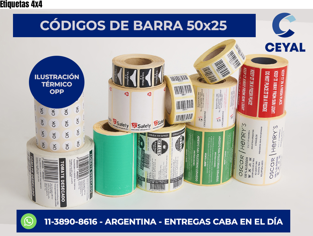 Etiquetas 4×4