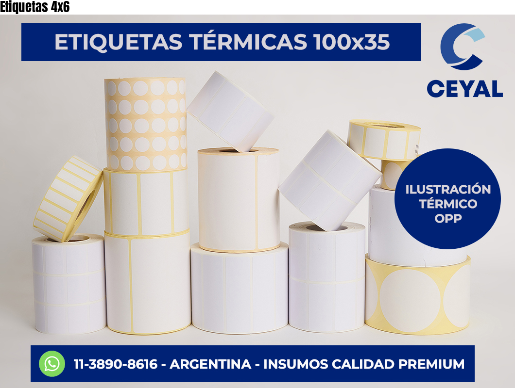 Etiquetas 4×6