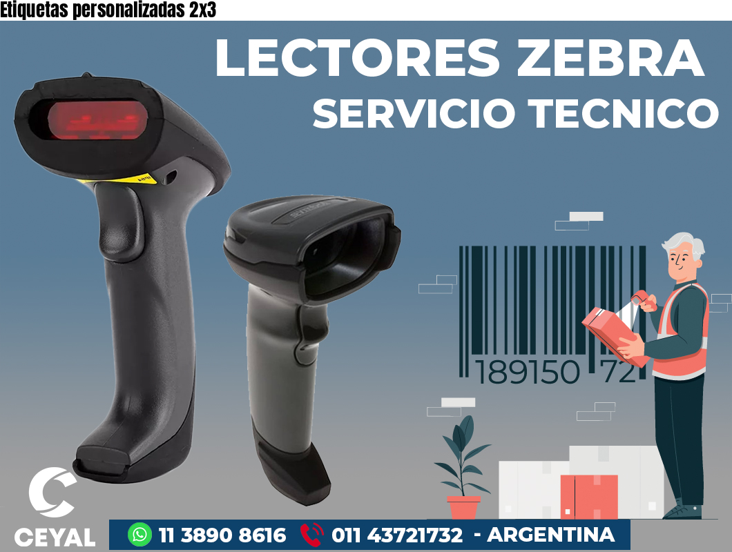 Etiquetas personalizadas 2x3