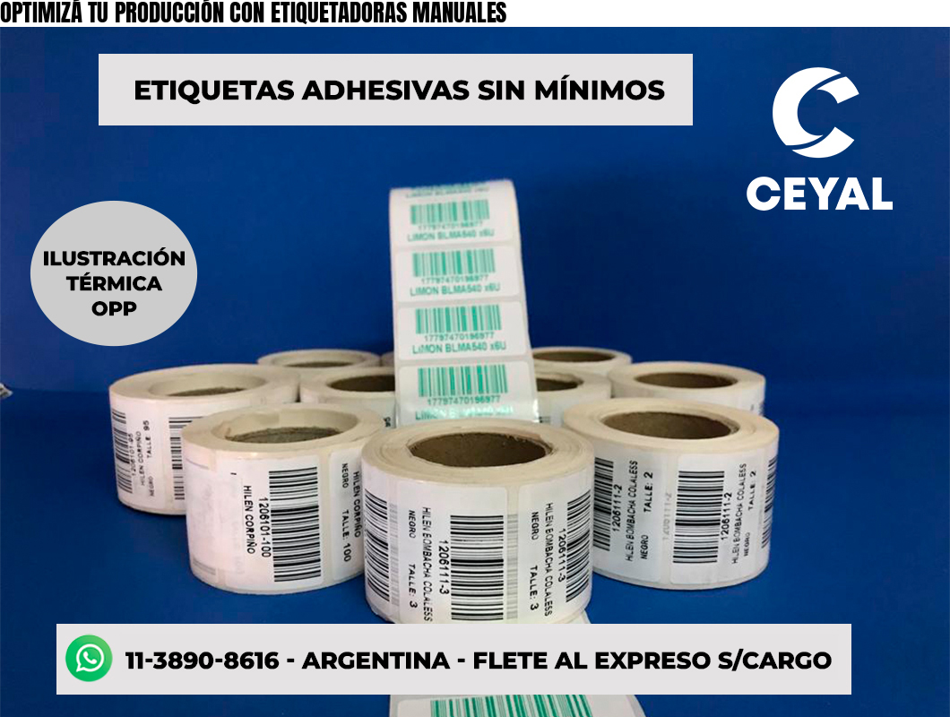OPTIMIZÁ TU PRODUCCIÓN CON ETIQUETADORAS MANUALES