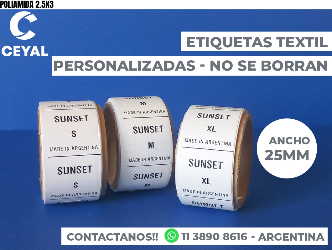 POLIAMIDA 2.5X3