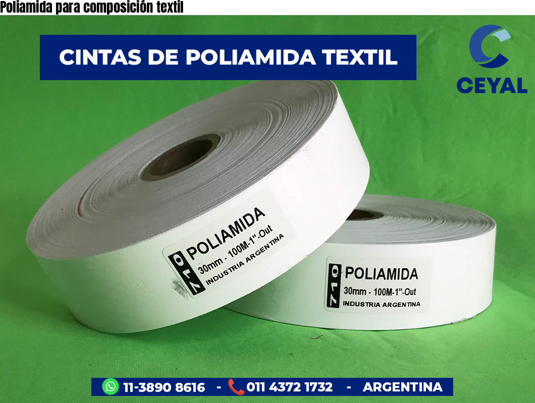 Poliamida para composición textil