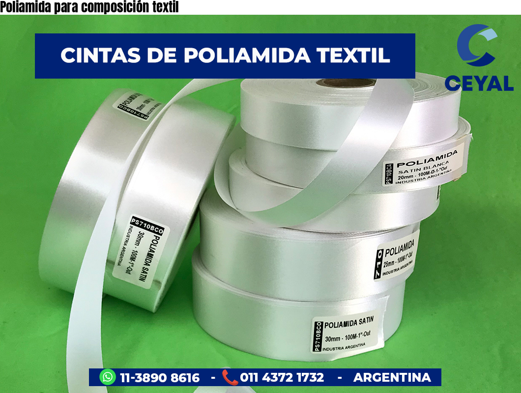 Poliamida para composición textil