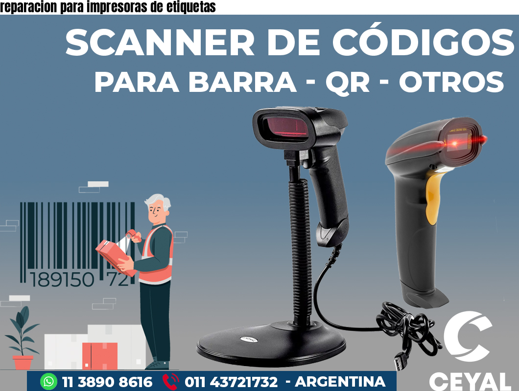 reparacion para impresoras de etiquetas
