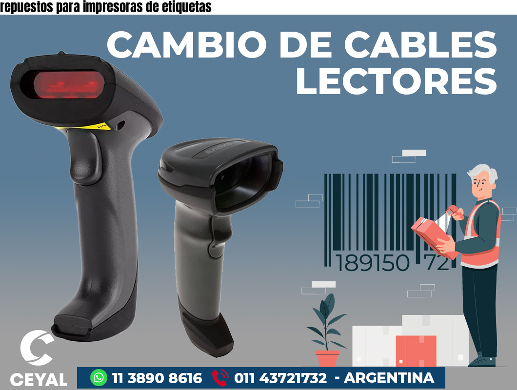 repuestos para impresoras de etiquetas