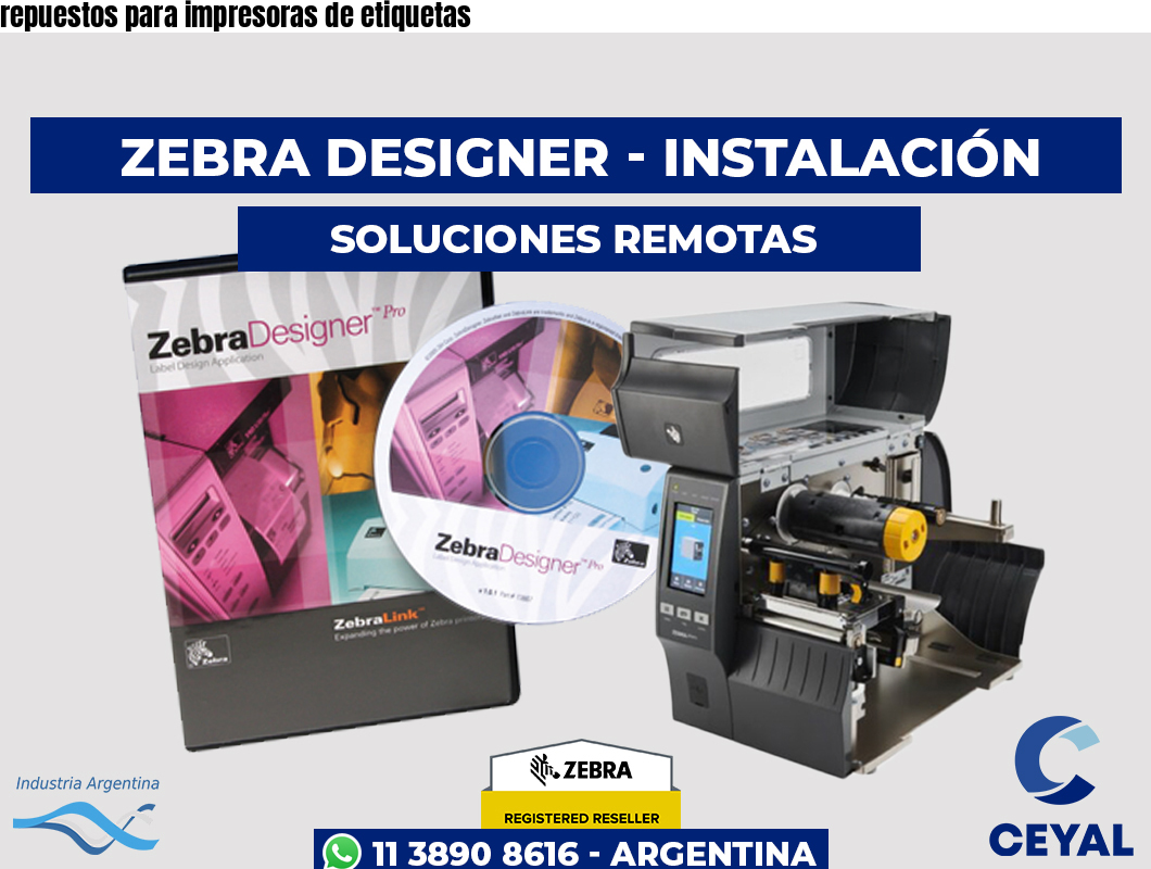 repuestos para impresoras de etiquetas