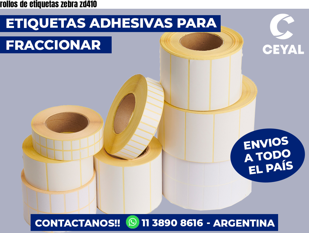 rollos de etiquetas zebra zd410