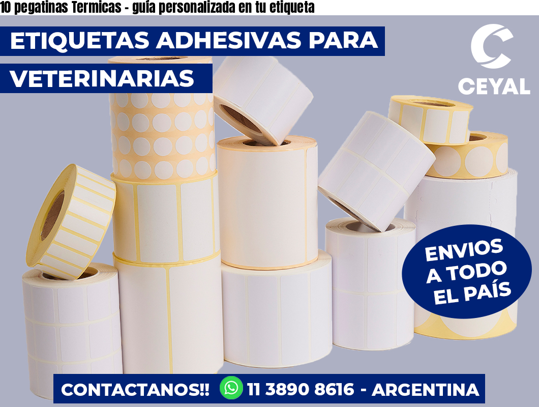 10 pegatinas Termicas – guía personalizada en tu etiqueta