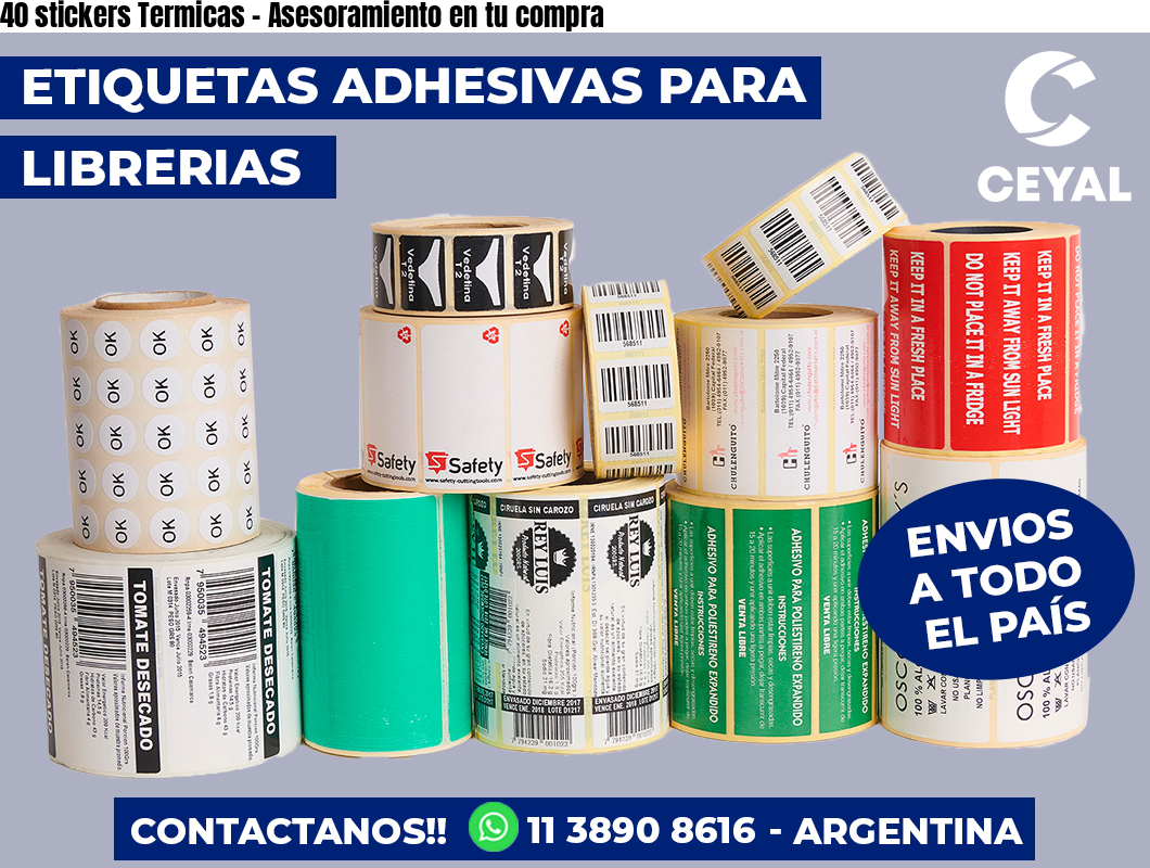 40 stickers Termicas - Asesoramiento en tu compra