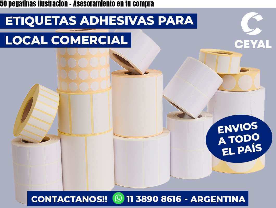 50 pegatinas Ilustracion – Asesoramiento en tu compra