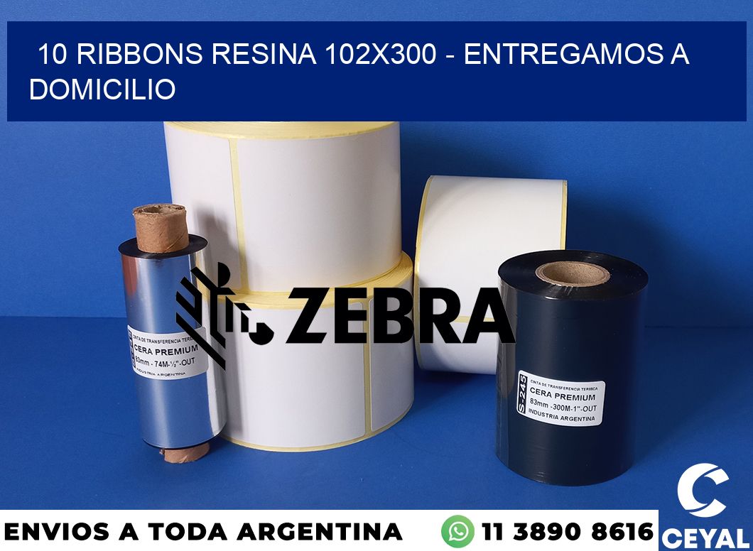 10 Ribbons resina 102x300 - entregamos a domicilio