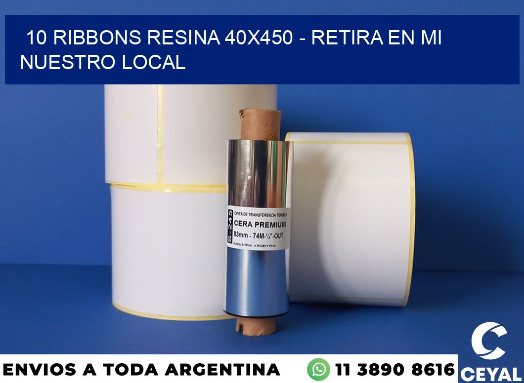 10 Ribbons resina 40×450 – retira en mi nuestro local