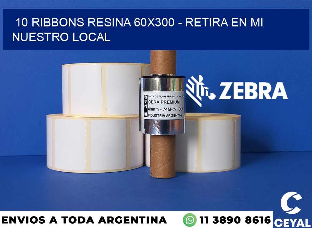 10 Ribbons resina 60x300 - retira en mi nuestro local