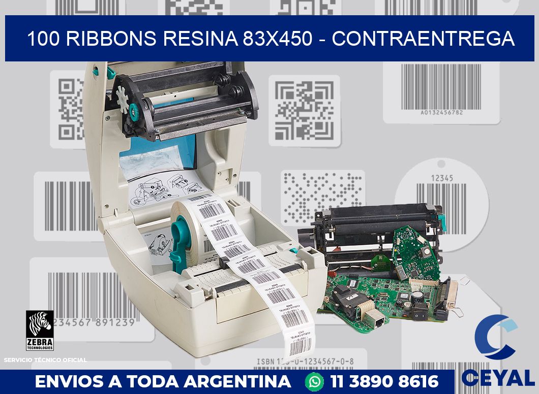100 Ribbons resina 83x450 - contraentrega