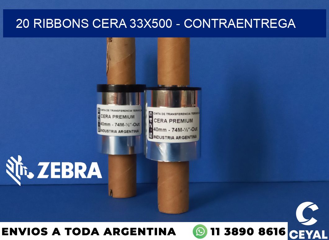 20 Ribbons cera 33x500 - contraentrega