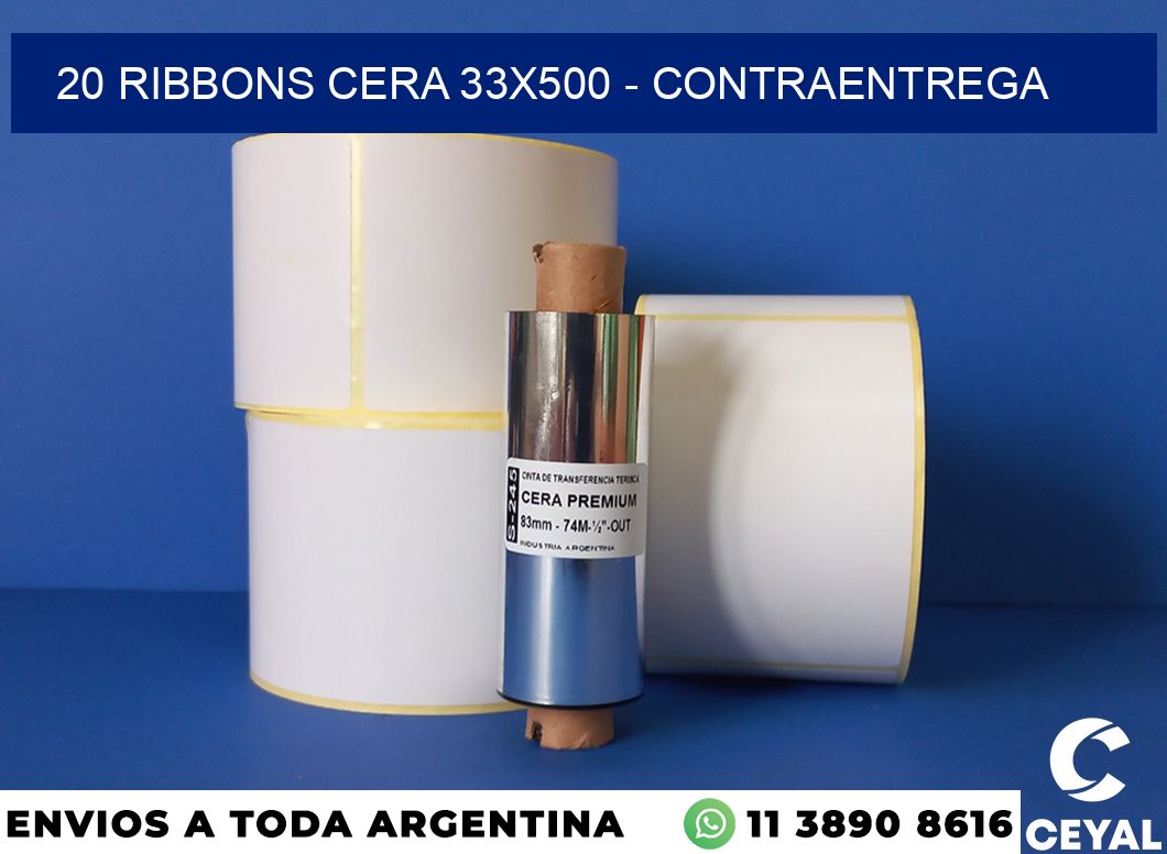 20 Ribbons cera 33×500 – contraentrega