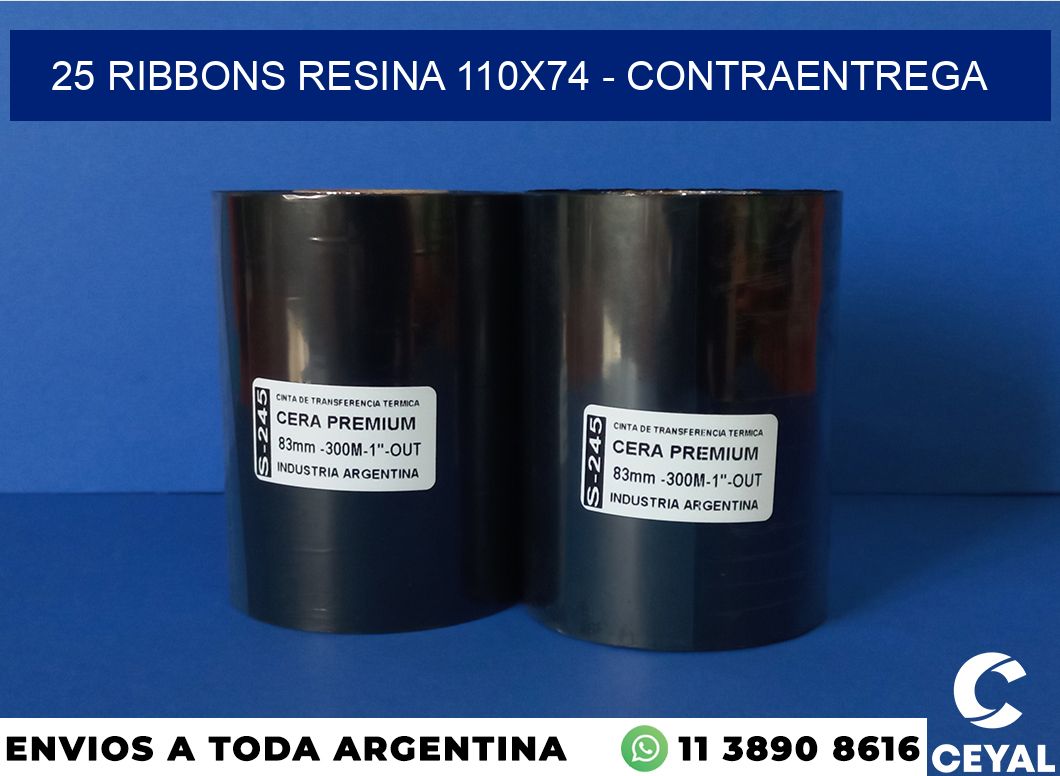 25 Ribbons resina 110×74 – contraentrega