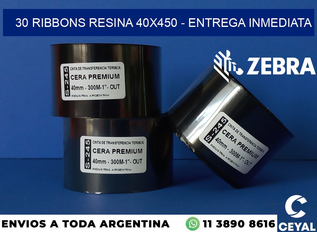30 Ribbons resina 40x450 - Entrega inmediata