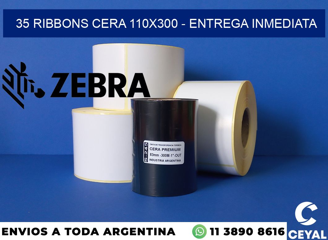 35 Ribbons cera 110x300 - Entrega inmediata