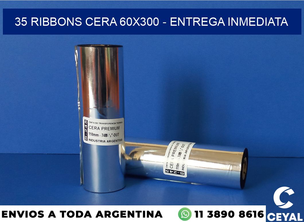 35 Ribbons cera 60×300 – Entrega inmediata