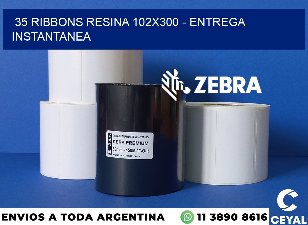 35 Ribbons resina 102x300 - entrega instantanea