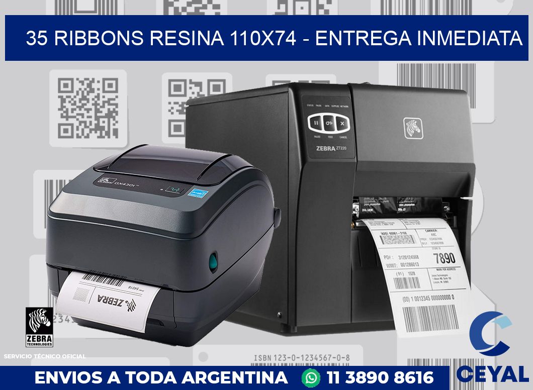 35 Ribbons resina 110x74 - Entrega inmediata
