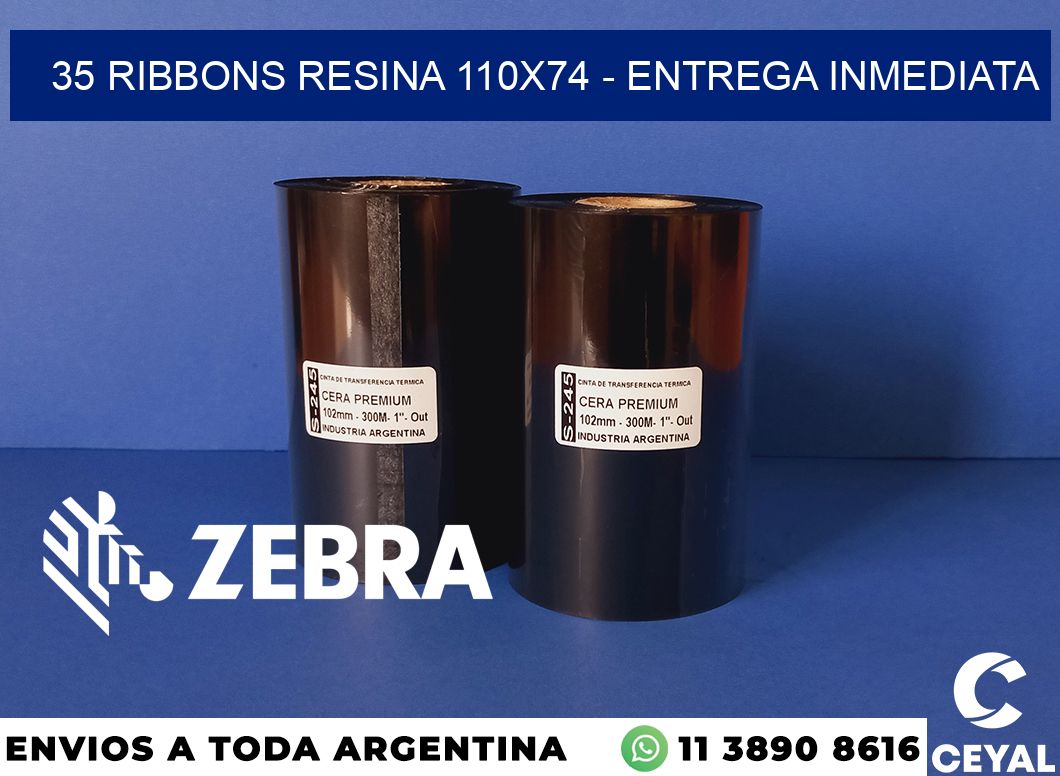 35 Ribbons resina 110x74 - Entrega inmediata
